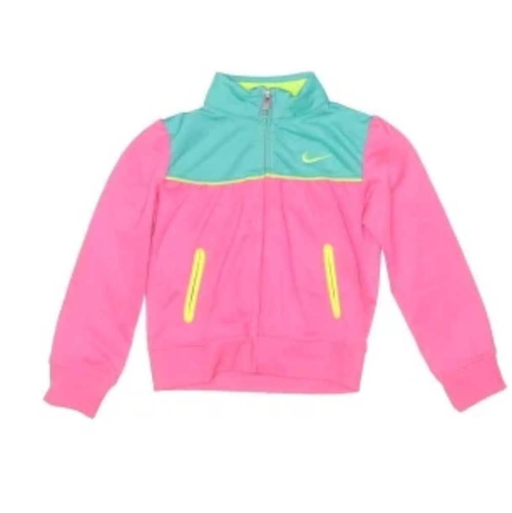 Nike Pink Multi Color Track Jacket